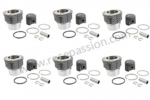 Cylinder pistons / rings for Porsche 911 Classic • 1968 • 2.0s • Coupe • Automatic gearbox