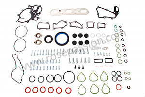 Set of engine gaskets for Porsche Boxster / 986 • 2003 • Boxster s 3.2 • Cabrio • Automatic gearbox