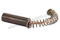 Charbon seul de contact de klaxon 356a  (P554537) pour Porsche