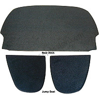 Rear parcel shelf / seat well for Porsche 911 Turbo / 911T / GT2 / 965 • 1994 • 3.6 turbo • Coupe • Manual gearbox, 5 speed