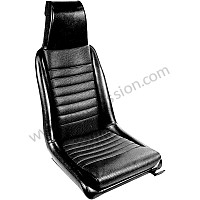 Garniture de siège pour Porsche 914 • 1970 • 914 / 4 1.7 • Boite manuelle 5 vitesses