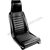 Garniture de siège pour Porsche 914 • 1973 • 914 / 4 2.0 • Boite manuelle 5 vitesses