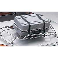 Luggage rack on rear engine cover for Porsche Boxster / 986 • 2004 • Boxster s 3.2 • Cabrio • Automatic gearbox