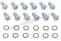 Kit visserie de charni&egrave;re de porte 911 65-68 reproduction exacte  (P592595) pour Porsche
