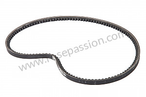 Belt for Porsche 356a • 1958 • 1600 s (616 / 2 t2) • Convertible d'a t2 • Manual gearbox, 4 speed