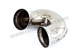 Element replacing final silencer for Porsche 964 / 911 Carrera 2/4 • 1990 • 964 carrera 2 • Coupe • Automatic gearbox