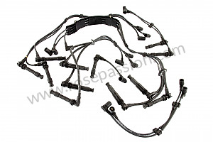 Bujía / haz de cables de encendido / extremo antiparásito para Porsche 964 / 911 Carrera 2/4 • 1993 • 964 carrera 2 • Targa • Caja auto