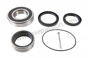 Hub and bearing for Porsche 912 • 1967 • 912 1.6 • Coupe • Manual gearbox, 5 speed