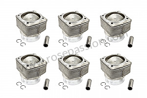 Cylinder pistons / rings for Porsche 911 G • 1983 • 3.0sc • Targa • Manual gearbox, 5 speed