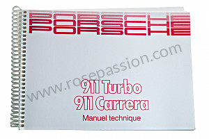 Document technique pour Porsche 911 Turbo / 911T / GT2 / 965 • 1989 • 3.3 turbo • Targa • Boite manuelle 5 vitesses