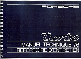 Technical document for Porsche 911 Turbo / 911T / GT2 / 965 • 1976 • 3.0 turbo • Coupe • Manual gearbox, 4 speed