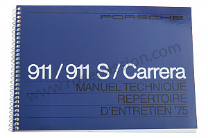 Documento técnico para Porsche 911 G • 1975 • 2.7s • Targa • Caja manual de 4 velocidades
