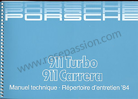 Documento técnico para Porsche 911 G • 1984 • 3.2 • Coupe • Caja manual de 5 velocidades