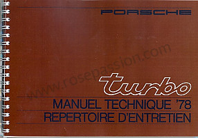 Technical document for Porsche 911 Turbo / 911T / GT2 / 965 • 1978 • 3.3 turbo • Coupe • Manual gearbox, 4 speed