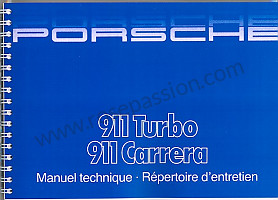 Documenti tecnici per Porsche 911 Turbo / 911T / GT2 / 965 • 1985 • 3.3 turbo • Coupe • Cambio manuale 4 marce