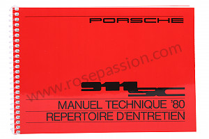 Document technique pour Porsche 911 G • 1980 • 3.0sc • Coupe • Boite auto