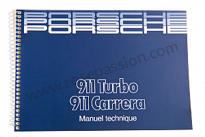 Document technique pour Porsche 911 Turbo / 911T / GT2 / 965 • 1986 • 3.3 turbo • Coupe • Boite manuelle 4 vitesses