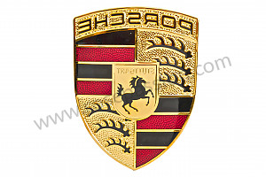 Logotipo parapiedras autoadehesivo para Porsche 997-1 / 911 Carrera • 2008 • 997 c2s • Cabrio • Caja auto