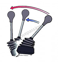 Gear lever for Porsche 911 Turbo / 911T / GT2 / 965 • 1988 • 3.3 turbo • Targa • Manual gearbox, 4 speed