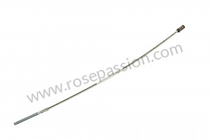 Handbrake lever and cable for Porsche 356a • 1956 • 1600 s (616 / 2) • Cabrio a t1 • Manual gearbox, 4 speed