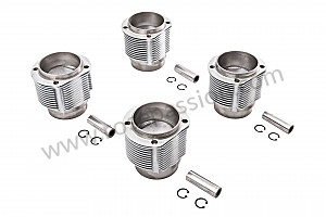 Sports pistons and cylinders for Porsche 356C • 1963 • 1600 sc (616 / 16) • Cabrio c • Manual gearbox, 4 speed