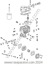 P9757 - 64420195100 - Kit réparation robinet essence pour Porsche 356a /  1958 / 1500 carrera gt (692 / 0) / Speedster a t2 / Boite manuelle 4  vitesses