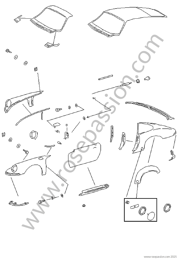Back dating / kit carrozzeria / trasformazione e vetri sport / Schemi ...