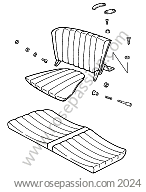 P615127 - PLAGE ARRIERE 911 76-89 COUPE (477721547E) pour Porsche