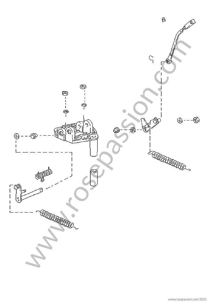 Engine and fuel feed / Engine lubrication oil tank lines for Porsche