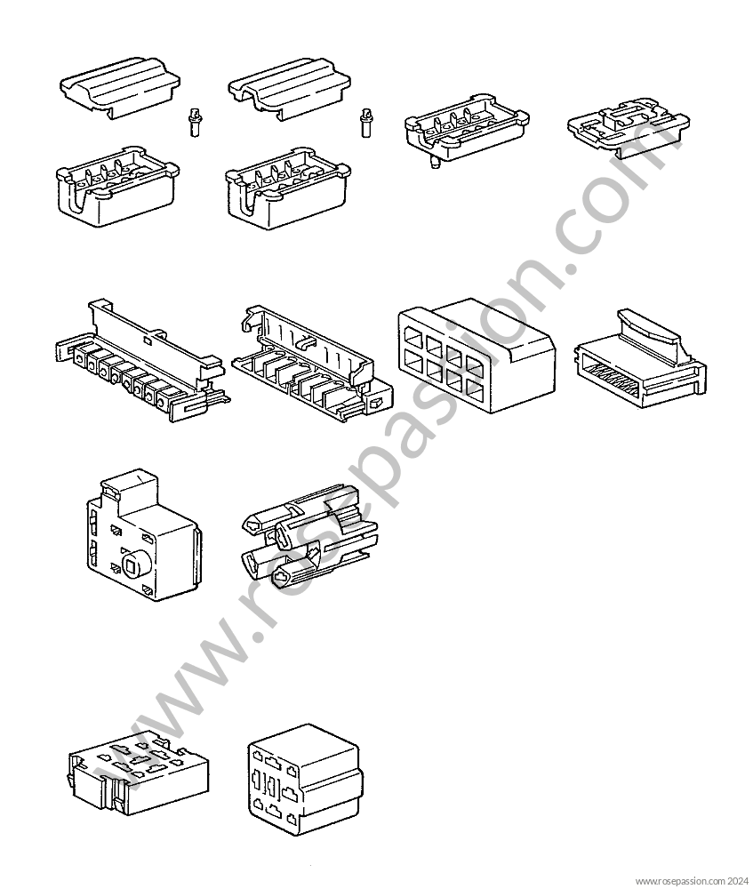 Électricité générale / Schémas pour Porsche 911 G / 1988 / 3.2 g50