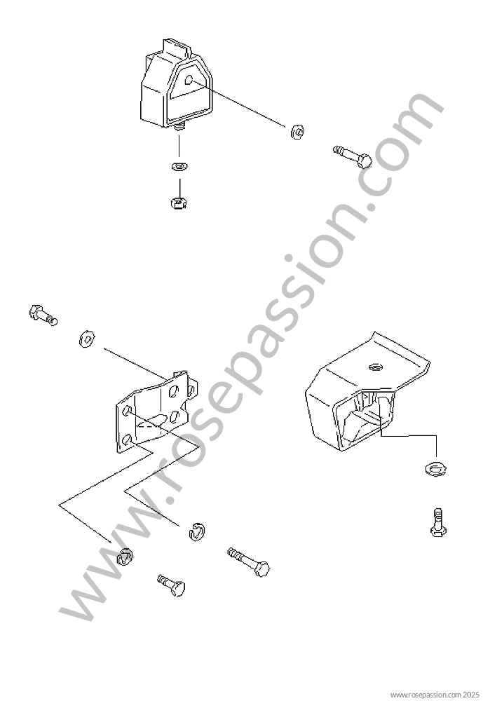 P808 - N0235702 - ﾎｰｽ･ｸﾗﾝﾌﾟ - Jusqu'au numéro de serie 92CN4 02197 ...