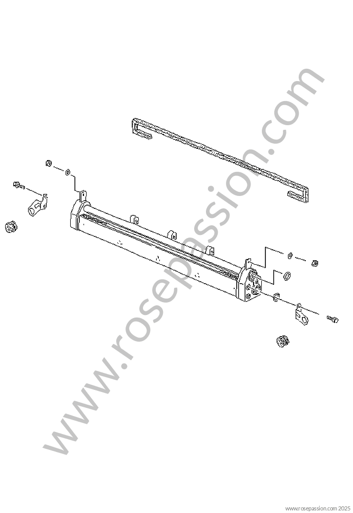 Engine and fuel feed / Driving mechanism camshaft for Porsche 928 ...