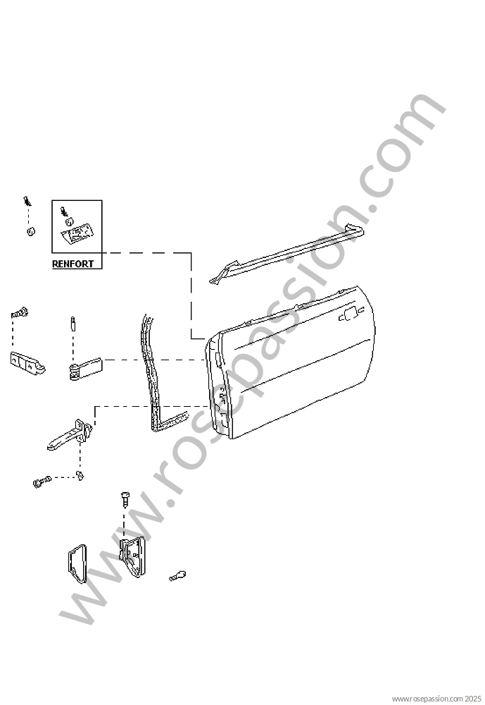 Joints Et Caoutchouc De Carrosserie   Schémas Pour Porsche 944   1990 