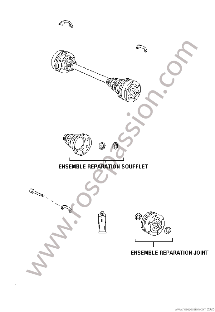 Rear axle assembly / Diagrams for Porsche 944 / 1989 / 944 S2 / Cabrio ...