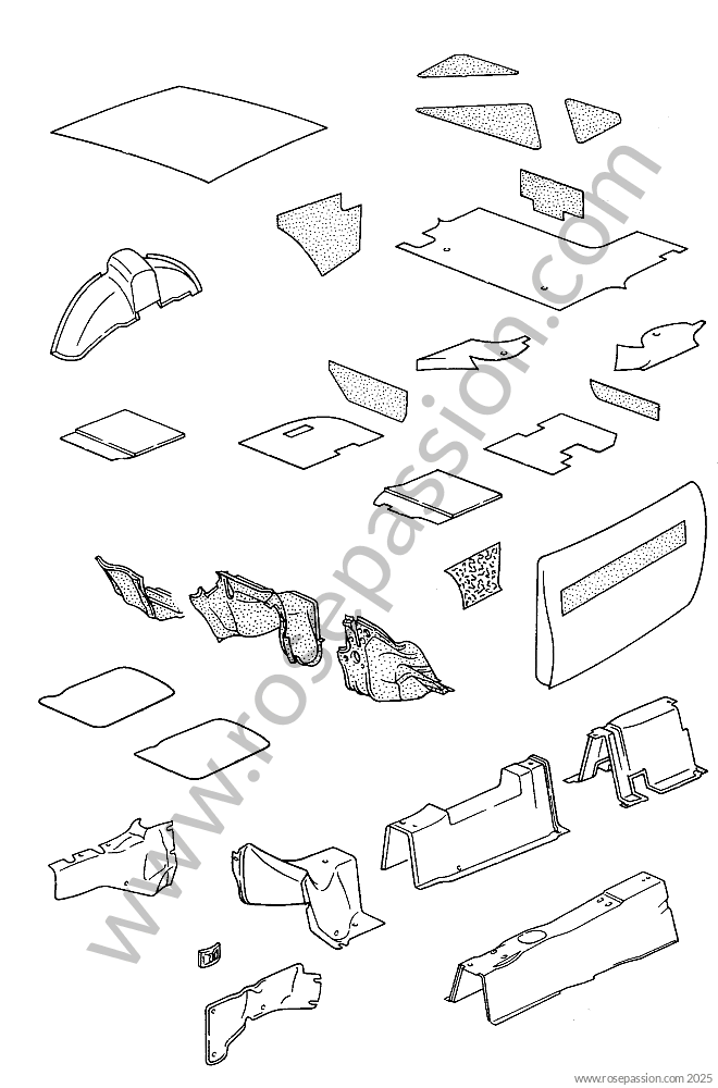 Interior of passenger compartment / Switch clock / steering column