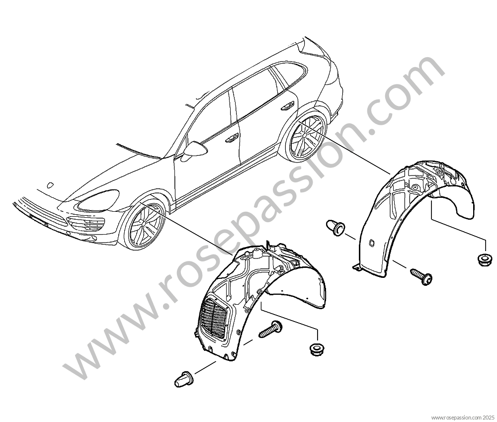 P158536 - 95851101106GRV - Deckel (95851101100GRV,95851101102GRV) für ...