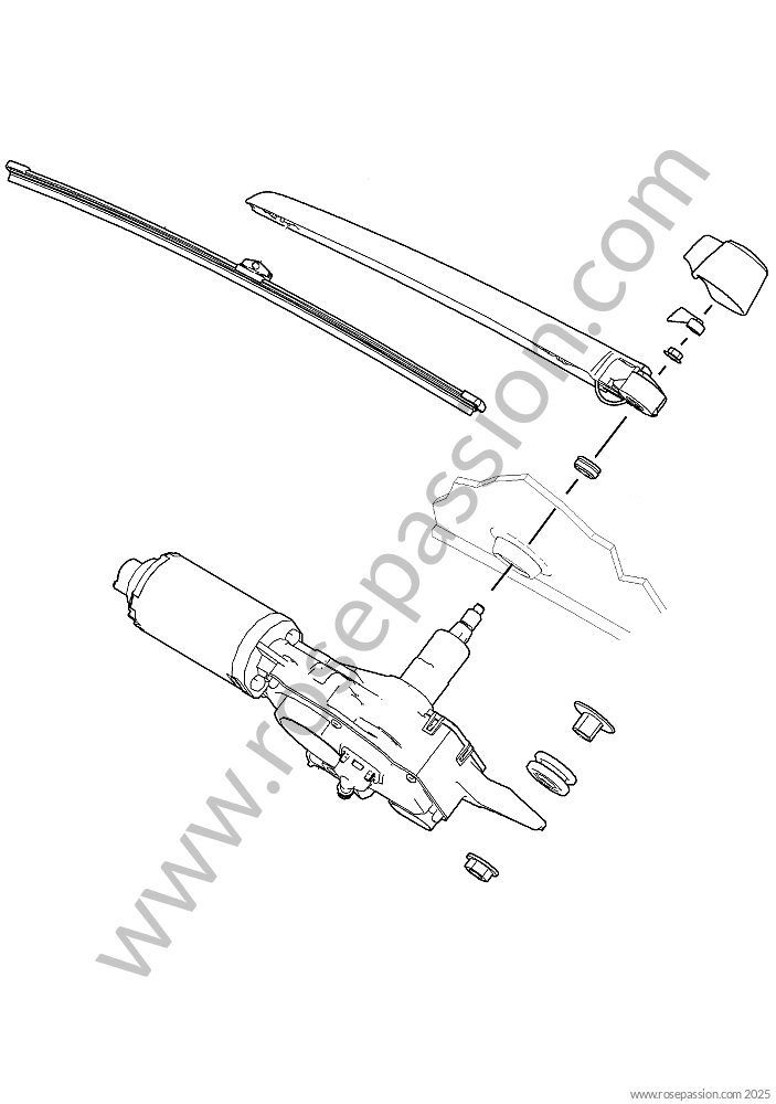 Windscreen wiper / windscreen washer / headlight washer / Rear window ...