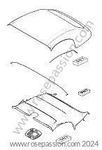 P185821 - 98104400000 - Cover for Porsche Boxster / 981 / 2013