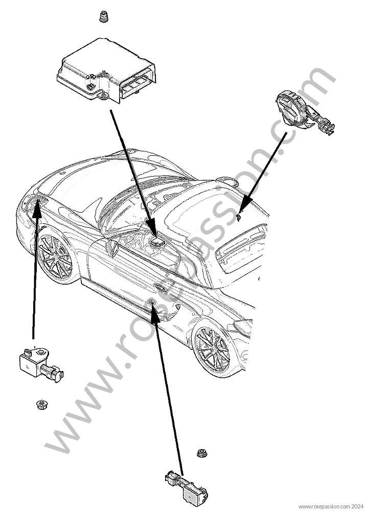 General electricity / Diagrams for Porsche Boxster / 981 / 2013