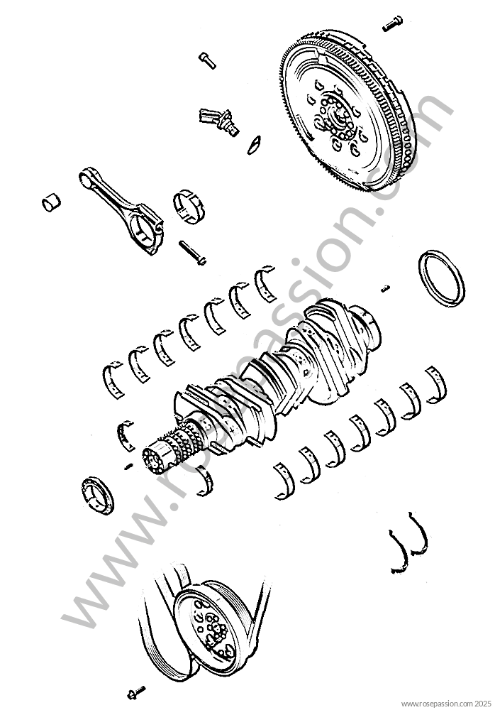 Clutch and engine flywheel / Diagrams for Porsche 991 / 2015 / 991 c2 ...