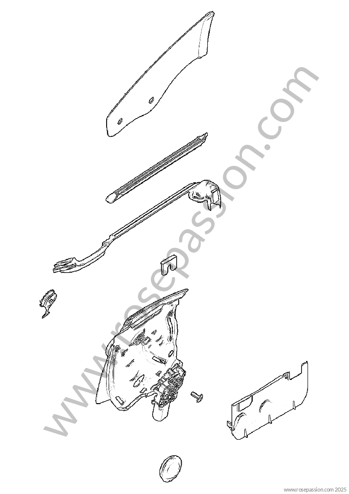 Bodywork / Window mechanism / window mechanism motor for Porsche 991