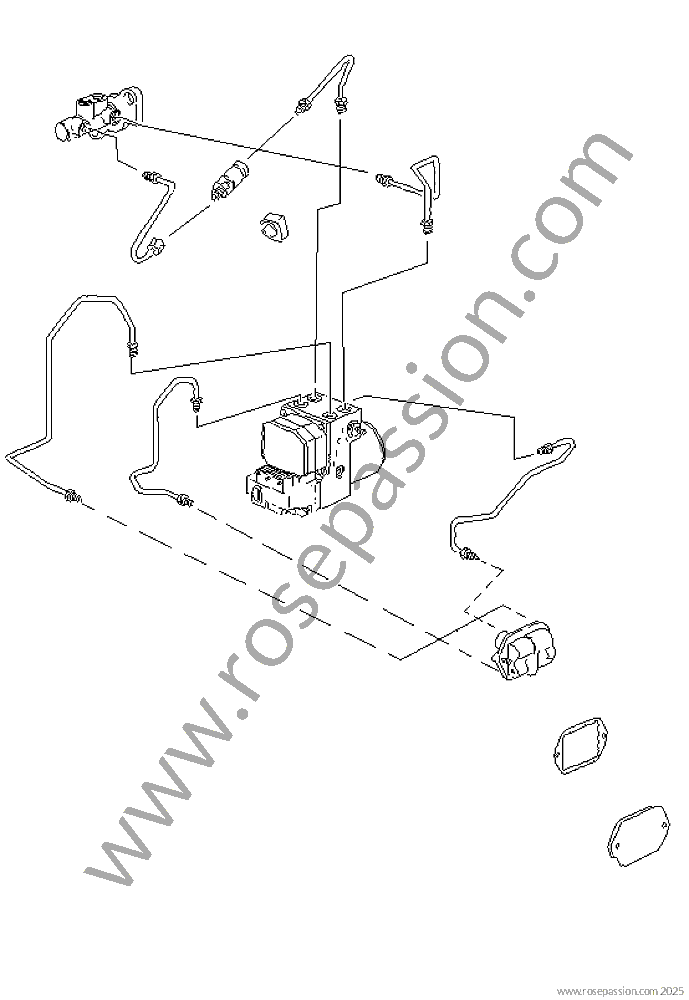 Freinage / Schémas Pour Porsche 996 / 911 Carrera / 2000 / 996 Carrera ...