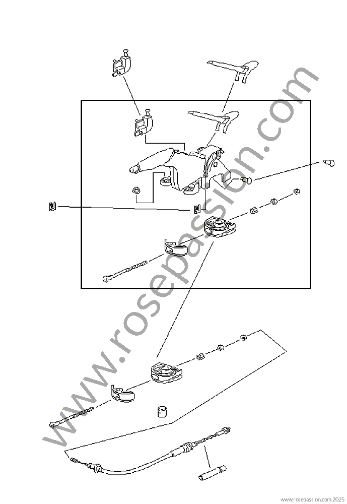 Levier Et Commande (boite De Vitesses + Frein A Main + Pédalier ...