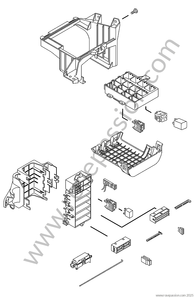 General electricity / Diagrams for Porsche 997-1 / 911 Carrera / 2005 / ...