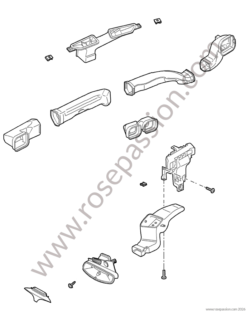 Buse de tableau de bord pour Porsche 997 Turbo / 997T2 / 911 Turbo / Gt2 Rs &bull; 2013 &bull; 997 Turbo &bull; Cabrio &bull; Boite Manuelle 6 Vitesses