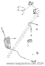 P59554 - 99642498115VRJ - Pommeau levier de vitesses - noir / noir (VRJ) /  OPTION: POMMEAU ALU/CUIR (Code option: IX97) pour Porsche Boxster / 986 /  2001 / Boxster s 3.2 / Cabrio / Boite manuelle 6 vitesses