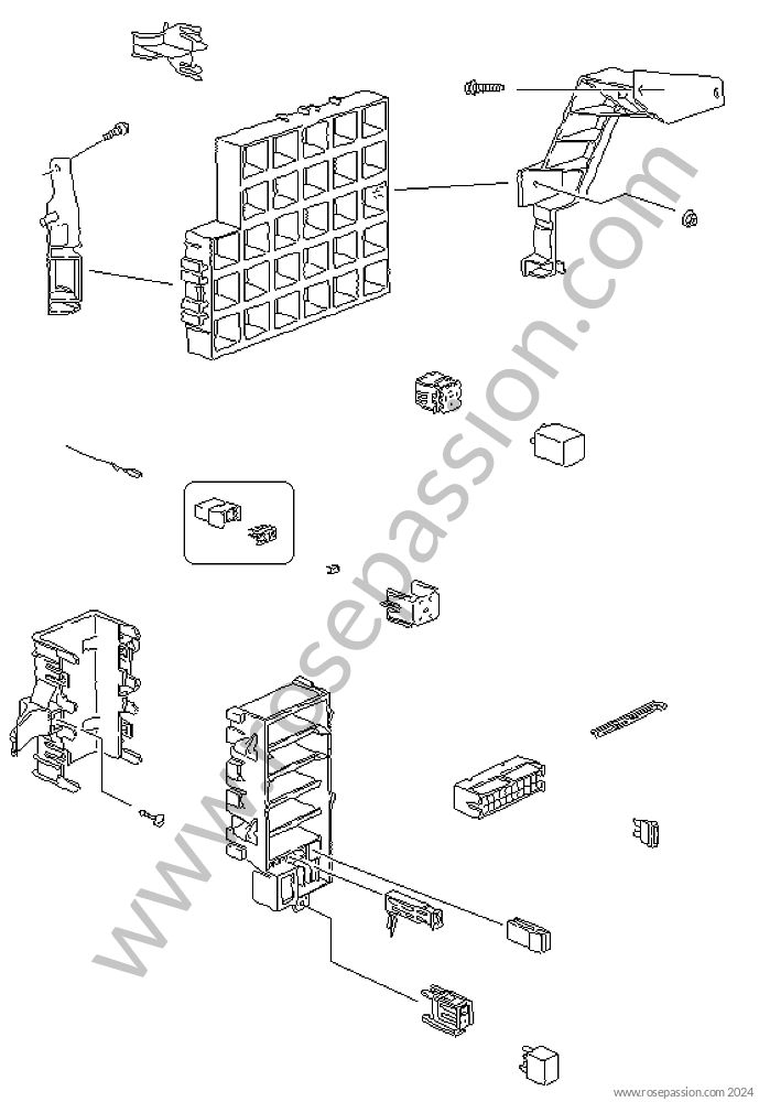 Allumage / démarreur / alternateur / Schémas pour Porsche Boxster / 986