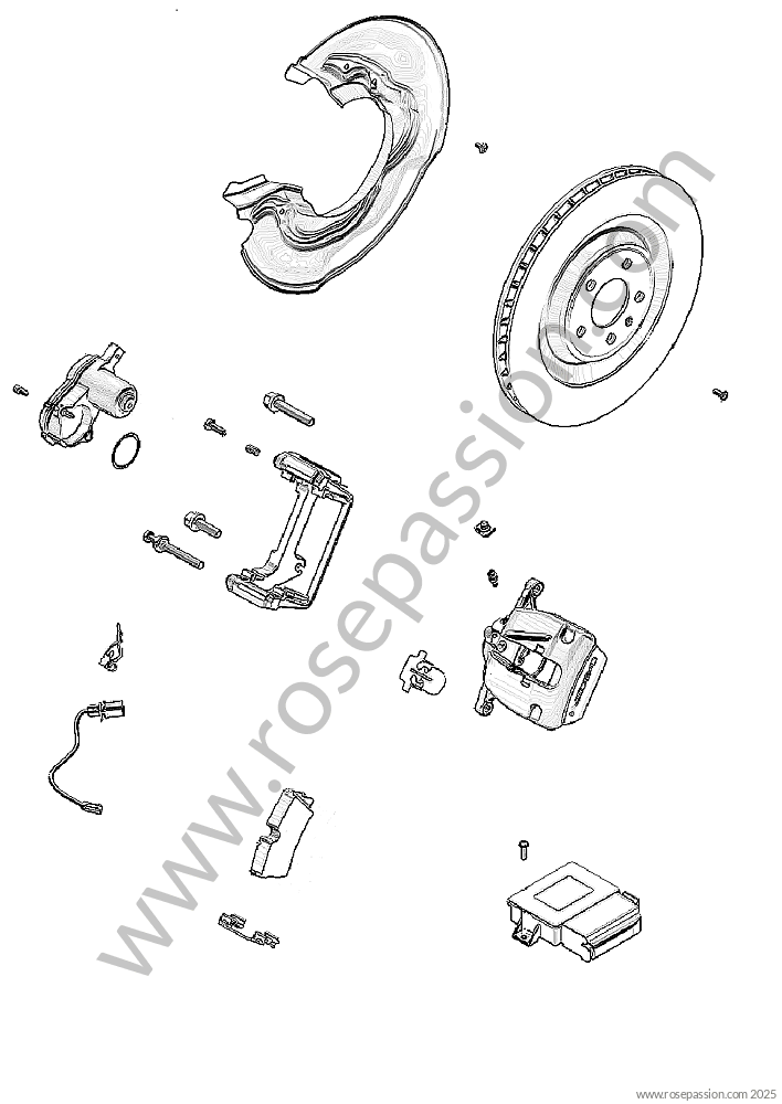 Braking / Diagrams for Porsche Macan / 95B / 2015 / Macan s diesel 258 cv