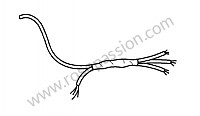 P100024 - Tramo de cables para Porsche 997-1 / 911 Carrera • 2007 • 997 c4s • Cabrio • Caja manual de 6 velocidades