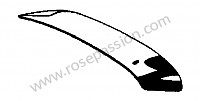 P10029 - Lunette arrière pour Porsche 356B T6 • 1961 • 1600 super 90 (616 / 7 t6) • Karmann hardtop coupe b t6 • Boite manuelle 4 vitesses